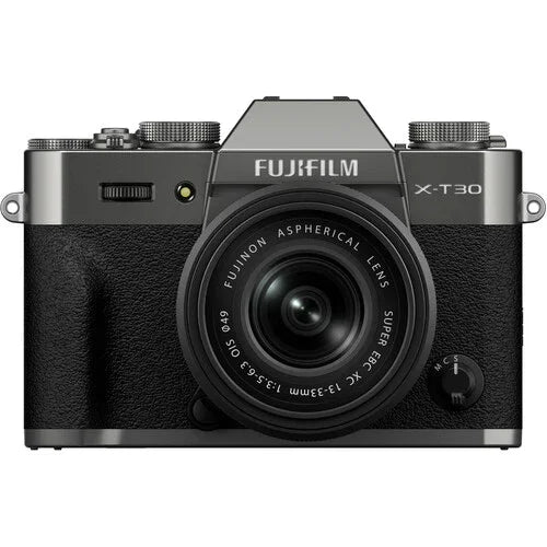 FUJIFILM X-T30 III Mirrorless Digital Camera with XC 13-33mm f/3.5-6.3 OIS Lens Kit (Charcoal Silver) at PROCAM | procam.com