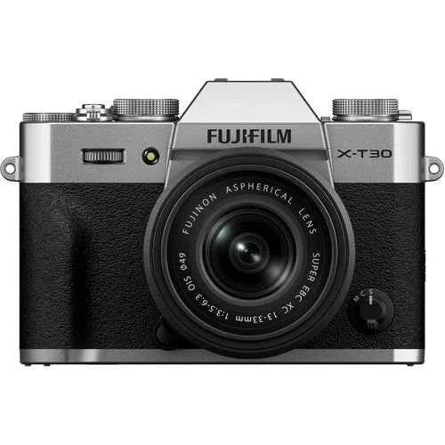 FUJIFILM X-T30 III Mirrorless Digital Camera with XC 13-33mm f/3.5-6.3 OIS Lens Kit (Silver) at PROCAM | procam.com