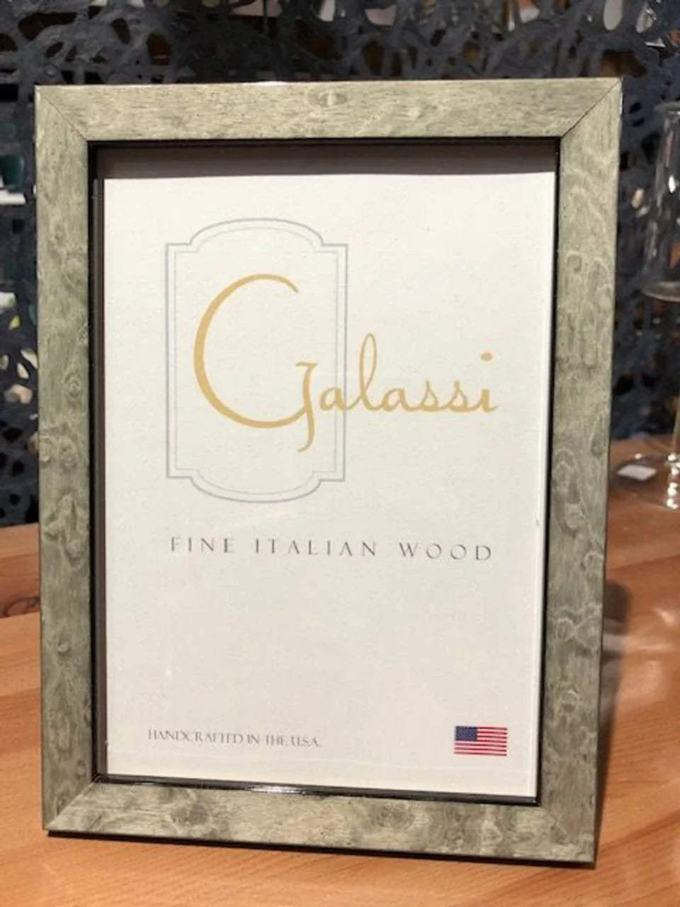 Galassi Italian Wood Photo Frame - Grey Burl - 8x10 at PROCAM | procam.com