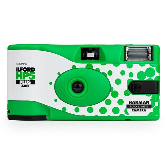 Ilford HP5 Plus 400 B&W 35mm Single-Use Film Camera (27 Exposures)