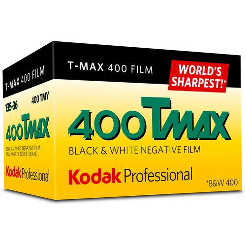 Kodak Professional T-Max 400 Black and White Negative Film (35mm Roll Film, 36 Exposures)