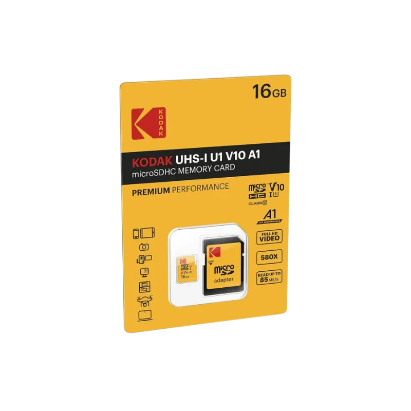 KODAK Micro SD Memory Card (Class 10) - 16GB at PROCAM | procam.com