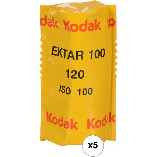 Kodak Professional Ektar 100 Color Negative Film (120 Roll Film) 5-Pack at PROCAM | procam.com