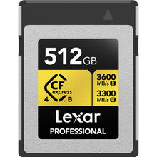 Lexar Professional GOLD CFexpress 4.0 Type B Memory Card - 512GB