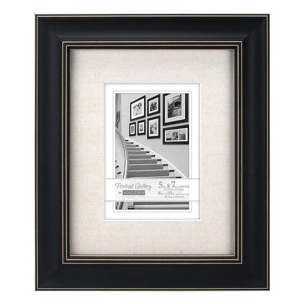 Malden Frame Barnside Textured 5x7/8x10 Black at PROCAM | procam.com