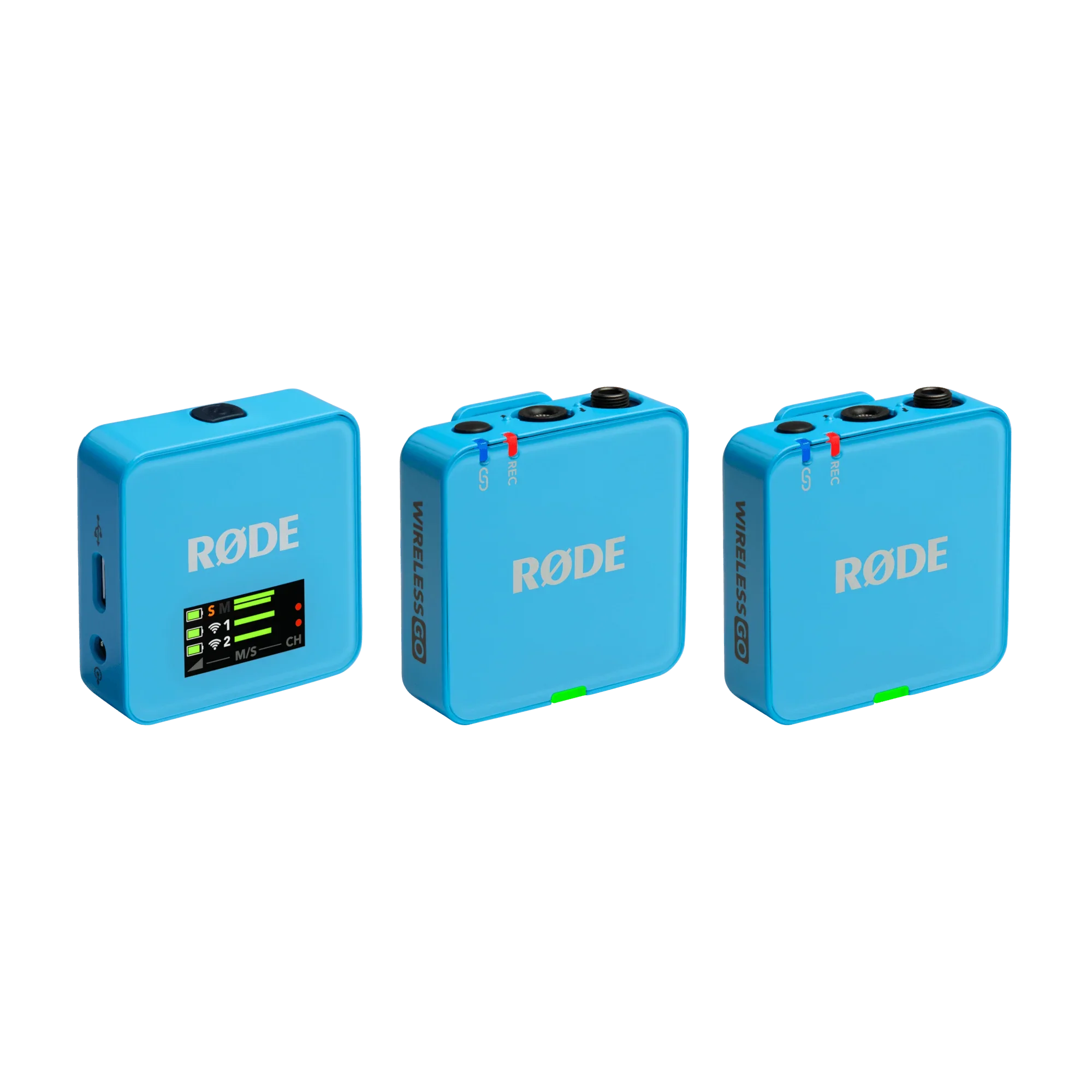 RODE Wireless GO (Gen 3) 2-Person Compact Digital Wireless Microphone System/Recorder (2.4 GHz, Blue) at PROCAM | procam.com