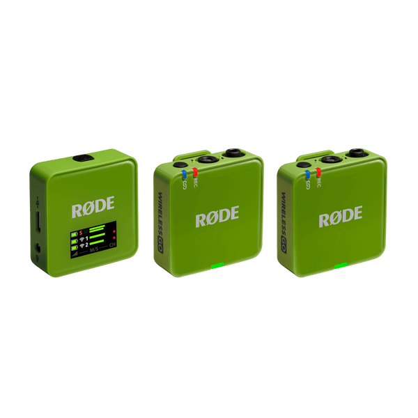 RODE Wireless GO (Gen 3) 2-Person Compact Digital Wireless Microphone System/Recorder (2.4 GHz, Green)