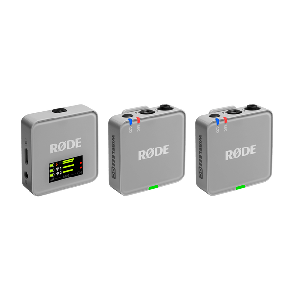 RODE Wireless GO (Gen 3) 2-Person Compact Digital Wireless Microphone System/Recorder (2.4 GHz, Stone)