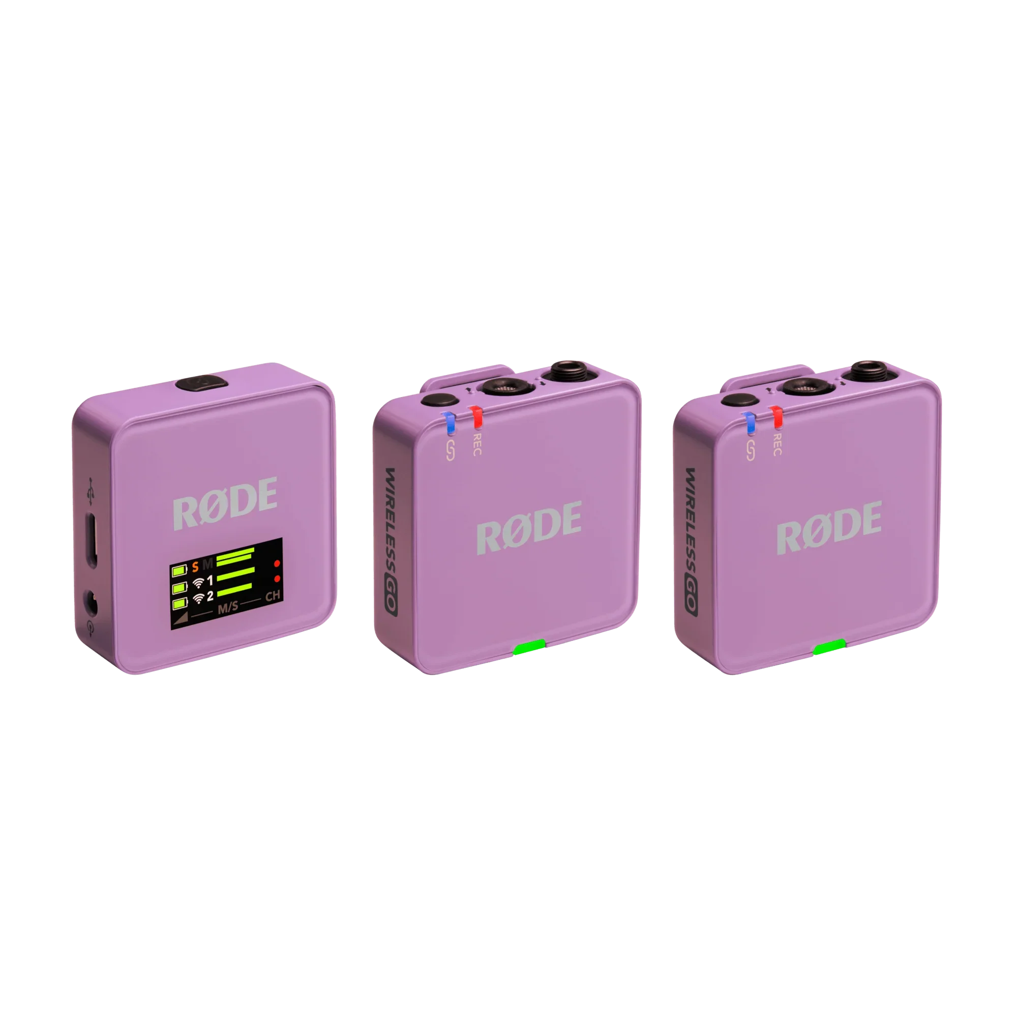RODE Wireless GO (Gen 3) 2-Person Compact Digital Wireless Microphone System/Recorder (2.4 GHz, Lilac) at PROCAM | procam.com