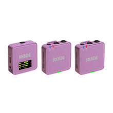RODE Wireless GO (Gen 3) 2-Person Compact Digital Wireless Microphone System/Recorder (2.4 GHz, Lilac)
