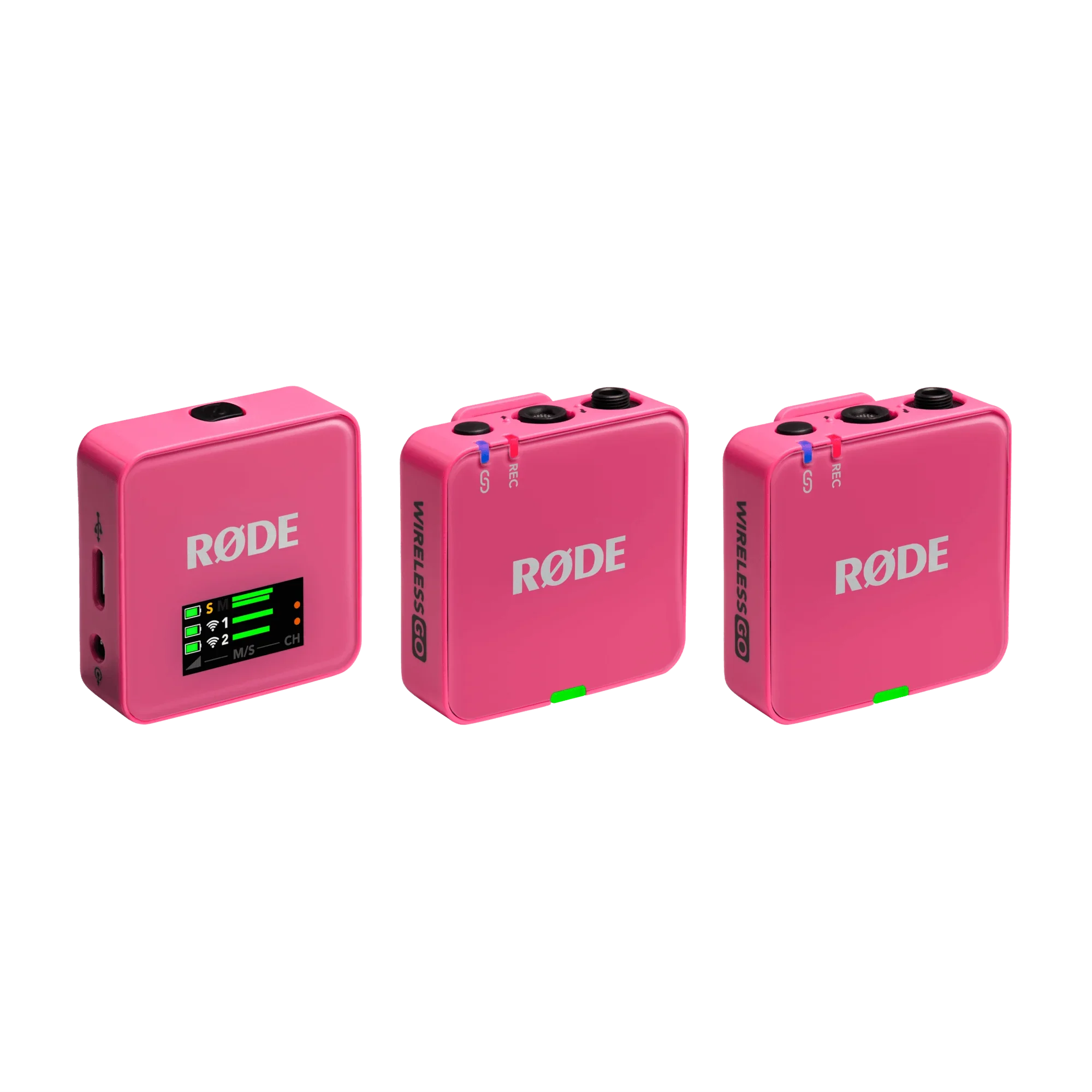 RODE Wireless GO (Gen 3) 2-Person Compact Digital Wireless Microphone System/Recorder (2.4 GHz, Pink) at PROCAM | procam.com