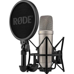 RODE NT1 5th Generation Large-Diaphragm Cardioid Condenser XLR/USB Microphone (Silver) at PROCAM | procam.com