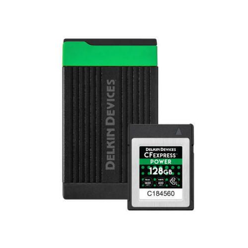 Delkin POWER CFExpress Type B Memory Card and USB 3.2 Reader Combo  - 128GB