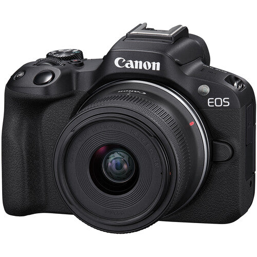Canon EOS R50 Mirrorless Camera with RF-S 18-45mm f/4.5-6.3 IS STM Lens (Black)