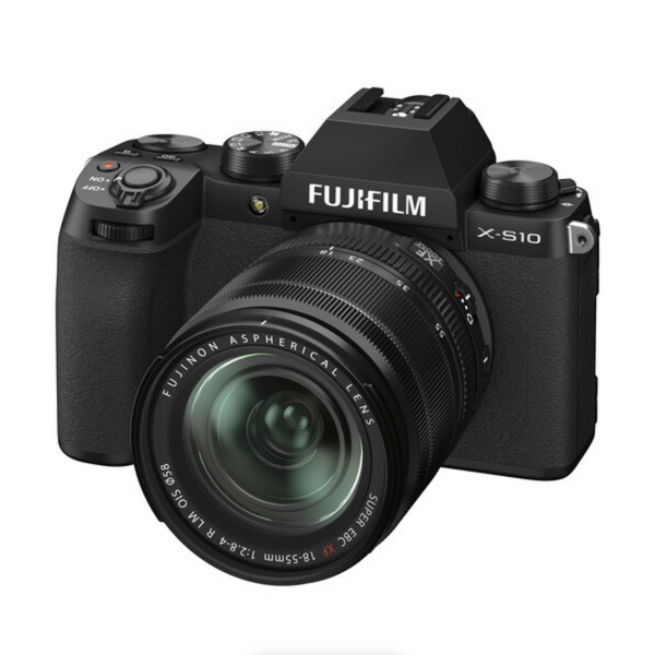 Fujifilm X-S10 Mirrorless Digital Camera with 18-55mm Lens