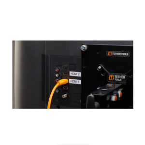 Tether Tools TetherPro HDMI Cable with Ethernet (Orange, 15') at PROCAM | procam.com