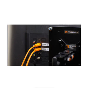 Tether Tools TetherPro HDMI Cable with Ethernet (Orange, 15') at PROCAM | procam.com