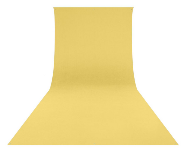 Westcott Wrinkle-Resistant Backdrop - Canary Yellow (9' x 20')