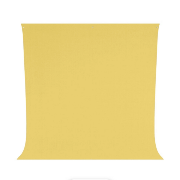 Westcott Wrinkle-Resistant Backdrop - Canary Yellow (9' x 10')
