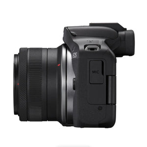 Canon EOS R50 Mirrorless Camera with RF-S 18-45mm f/4.5-6.3 IS STM Lens (Black) at PROCAM | procam.com