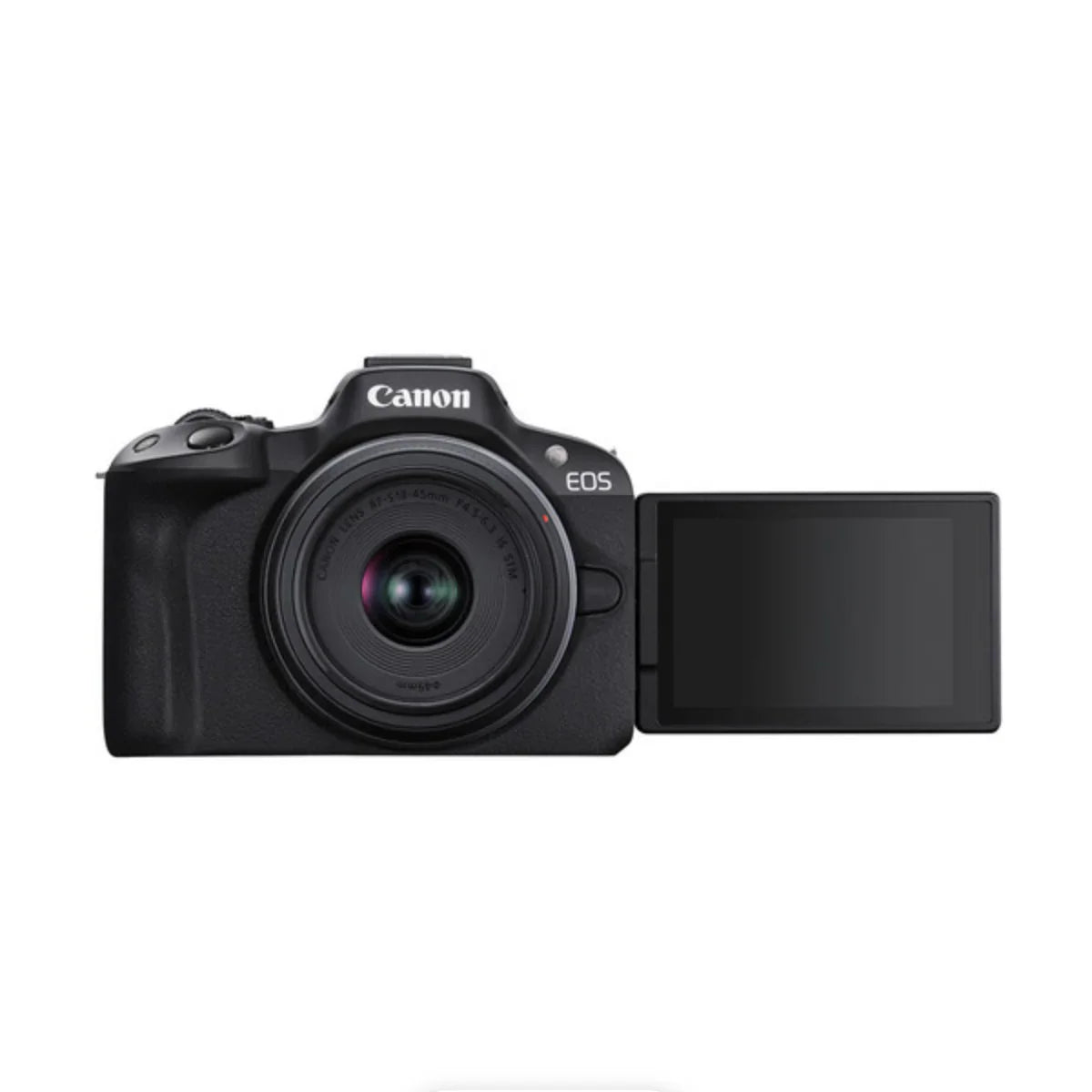 Canon EOS R50 Mirrorless Camera with RF-S 18-45mm f/4.5-6.3 IS STM Lens (Black) at PROCAM | procam.com