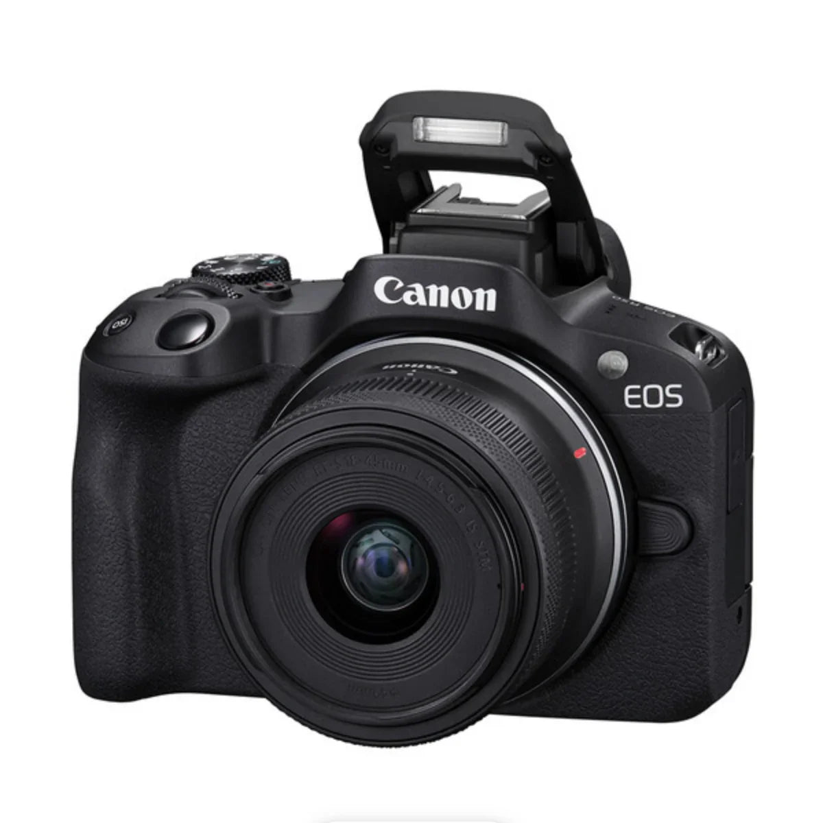 Canon EOS R50 Mirrorless Camera with RF-S 18-45mm f/4.5-6.3 IS STM Lens (Black) at PROCAM | procam.com