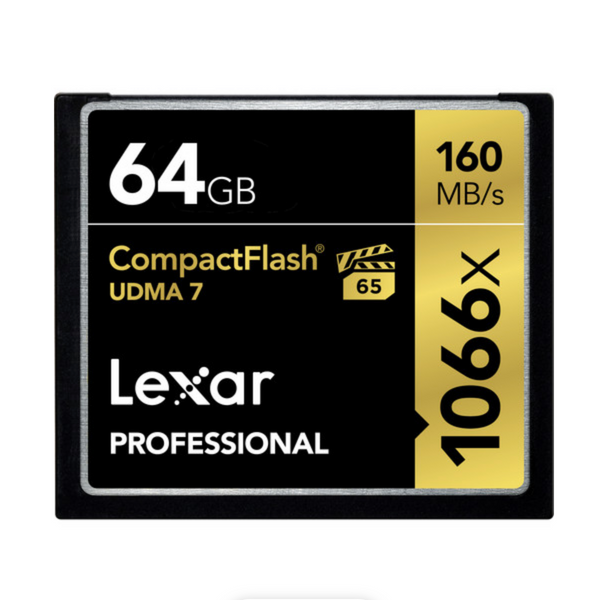 Lexar Professional 1066x CF CompactFlash Memory Card - 64GB