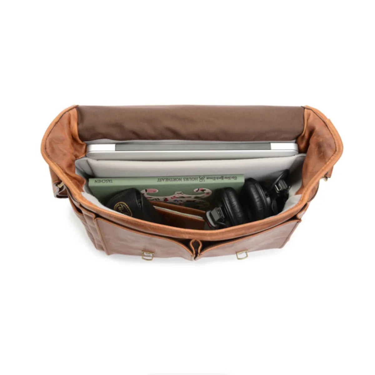 ONA Brixton Leather Camera/Laptop Messenger Bag (Antique Cognac) at PROCAM | procam.com