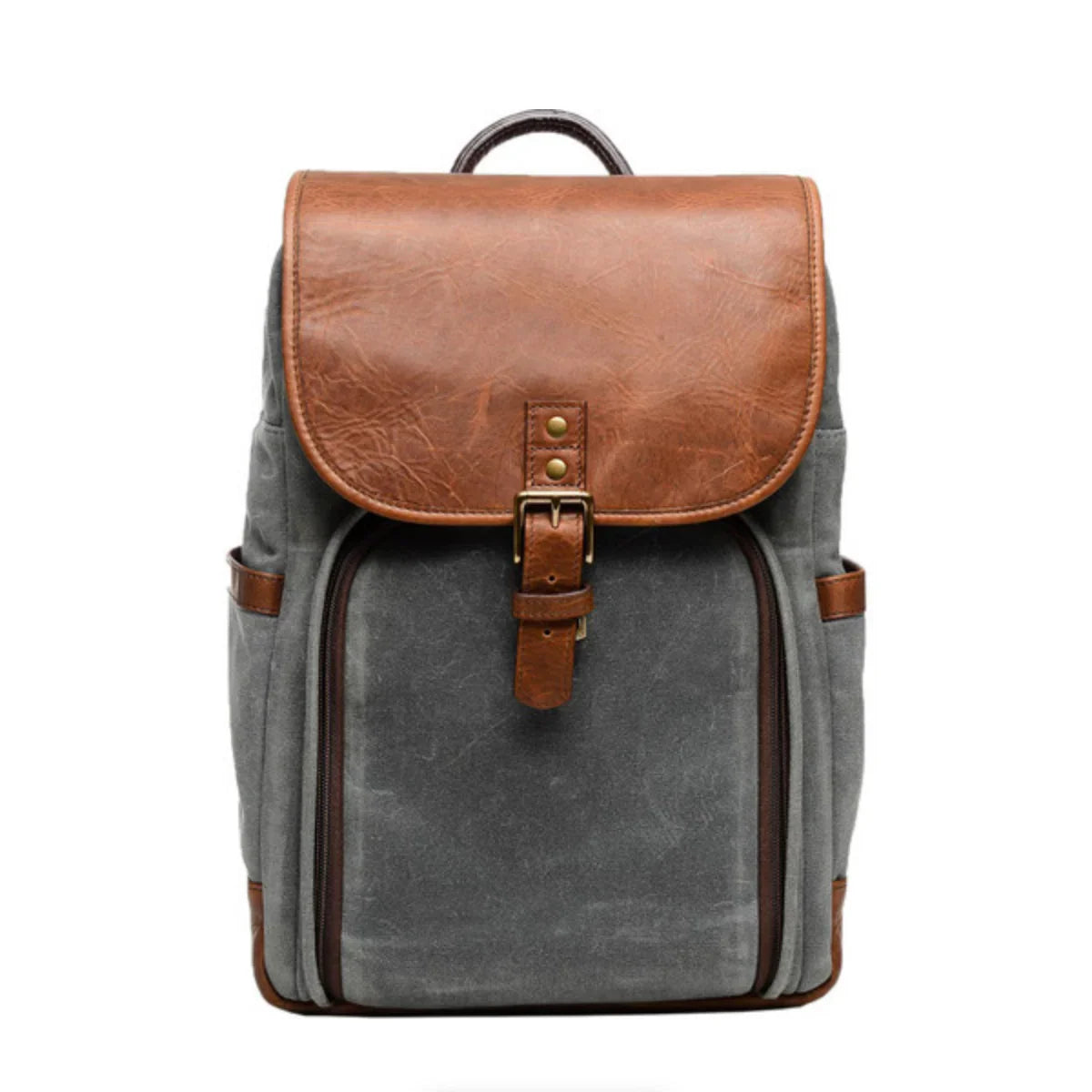 ONA Monterey Backpack (Smoke and Antique Cognac) at PROCAM | procam.com