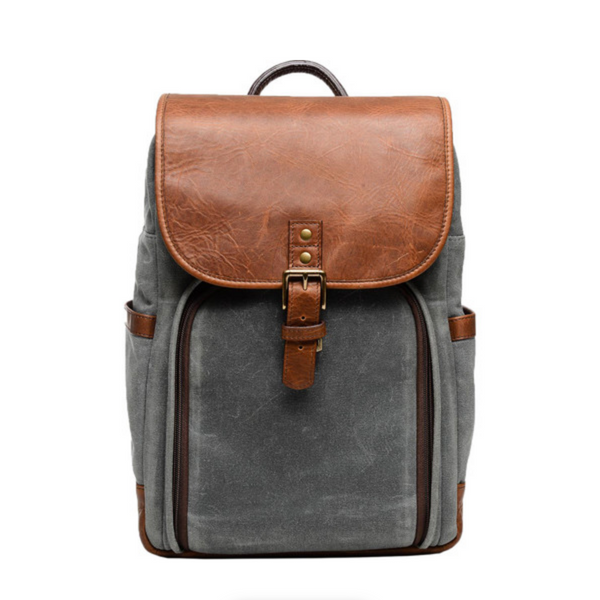 ONA Monterey Backpack (Smoke and Antique Cognac)