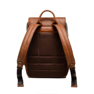ONA Monterey Backpack (Smoke and Antique Cognac) at PROCAM | procam.com