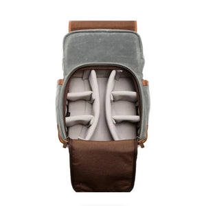 ONA Monterey Backpack (Smoke and Antique Cognac) at PROCAM | procam.com