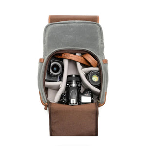ONA Monterey Backpack (Smoke and Antique Cognac) at PROCAM | procam.com