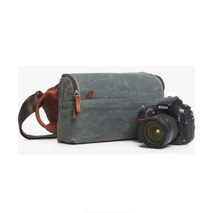 ONA Rockaway Canvas Camera Bag (Smoke Gray) at PROCAM | procam.com