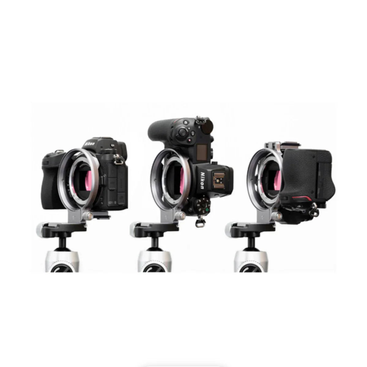 Silence Corner Atoll D Rotating Camera Collar for Select DSLR Cameras (Silver) at PROCAM | procam.com