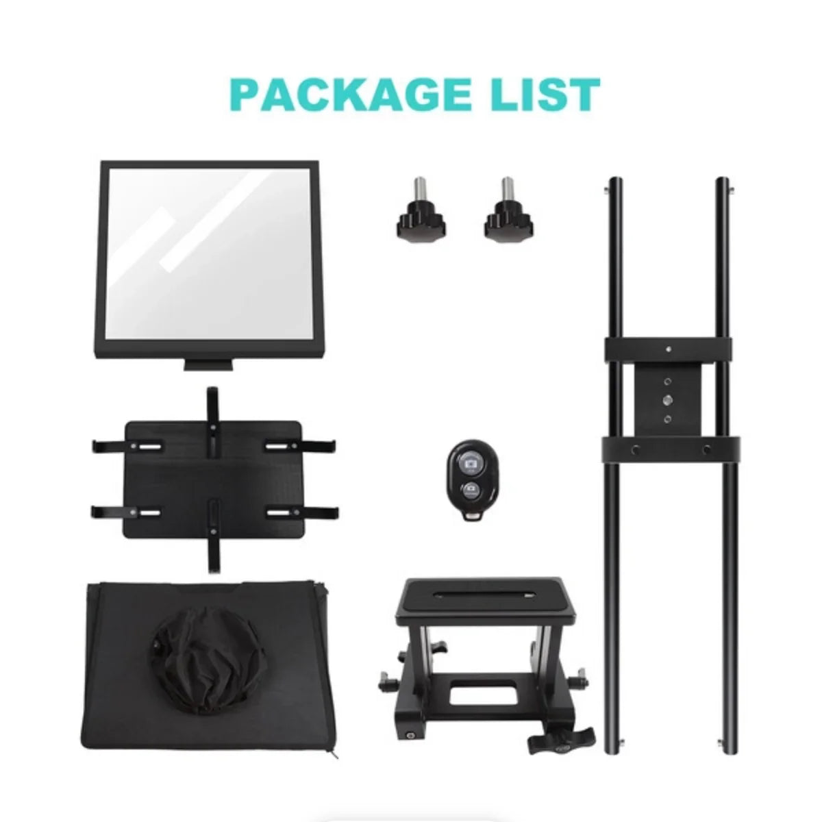 GVM TQ-L Teleprompter for Tablets and Smartphones with Bluetooth Remote & App at PROCAM | procam.com