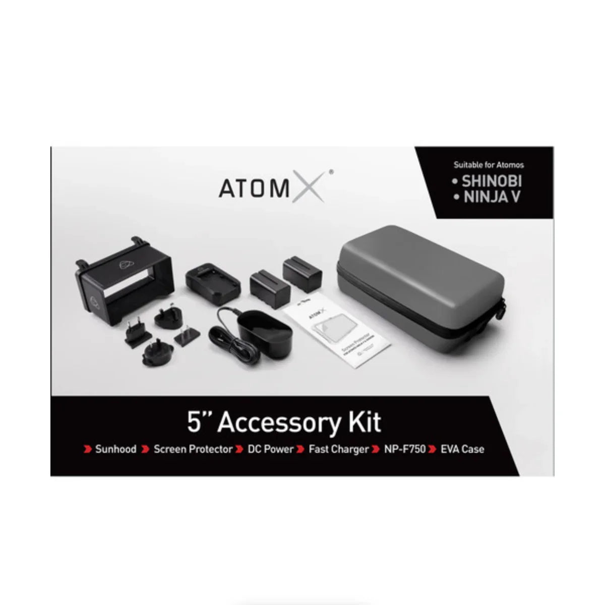 Atomos 5" Accessory Kit for Shinobi, Shinobi SDI, Ninja V Monitors at PROCAM | procam.com