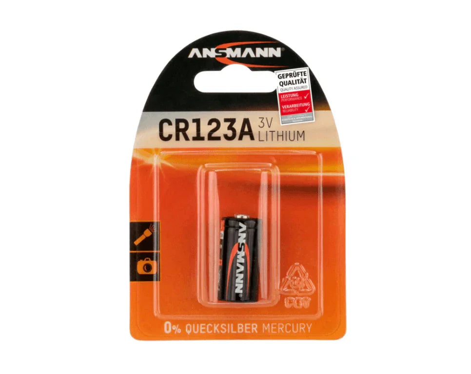 Ansmann CR123 3V Lithium Battery at PROCAM | procam.com