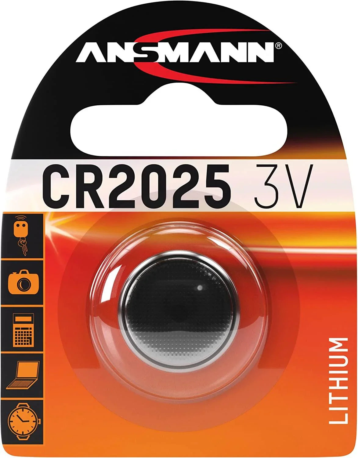 Ansmann CR2025 3V Lithium Coin Cell Battery at PROCAM | procam.com
