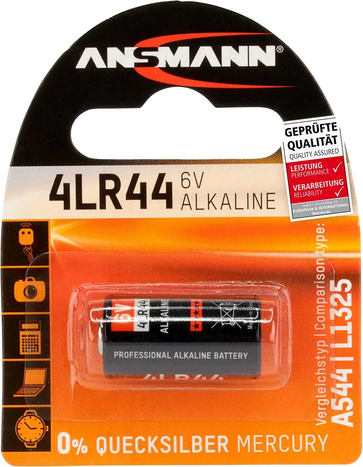 Ansmann PX28 / A544 / 4LR44 6V Alkaline Battery at PROCAM | procam.com
