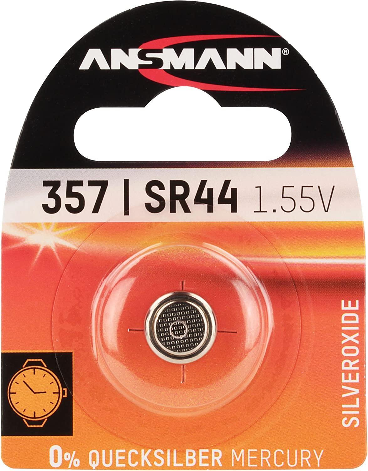 Ansmann SR44 / 357 1.55V Silver Oxide Button Cell Battery at PROCAM | procam.com