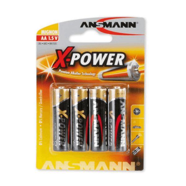 Ansmann X-Power AA Alkaline Battery (4 Pack) | PROCAM