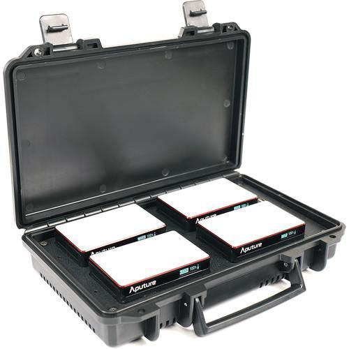 Aputure MC RGBWW LED 4-Light Travel Kit with Charging Case at PROCAM | procam.com