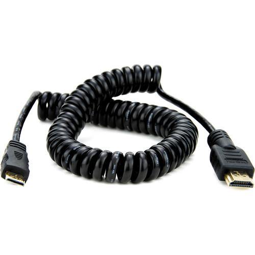 Atomos Full to Mini HDMI Coiled Cable (19.7-25.6'') | PROCAM