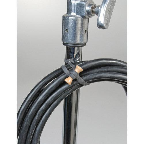 BongoTies Bamboo 5'' Elastic Cable Ties (10 Pack) - Natural at PROCAM | procam.com