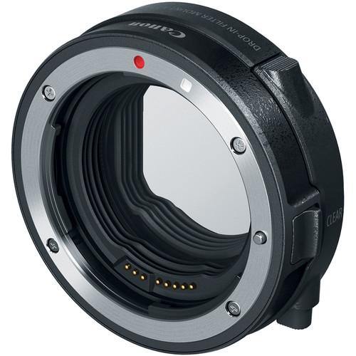 Canon EF-EOS R Drop-in Filter RF Lens Mount Adapter with Drop-in Variable ND Filter A | PROCAM