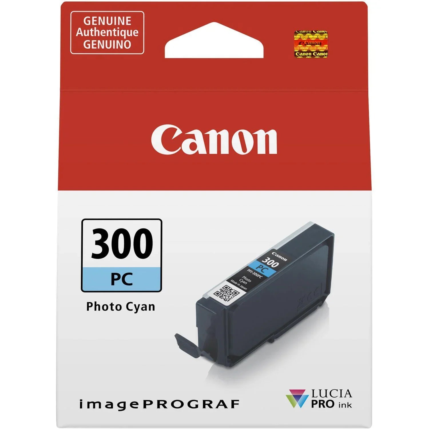 Canon LUCIA PRO PFI-300 PC (Photo Cyan) Ink Tank at PROCAM | procam.com