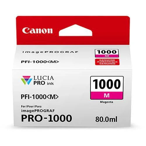 Canon PFI-1000 M LUCIA PRO Magenta Ink Tank (80ml) at PROCAM | procam.com