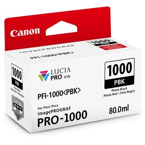 Canon PFI-1000 PBK LUCIA PRO Photo Black Ink Tank (80ml) | PROCAM