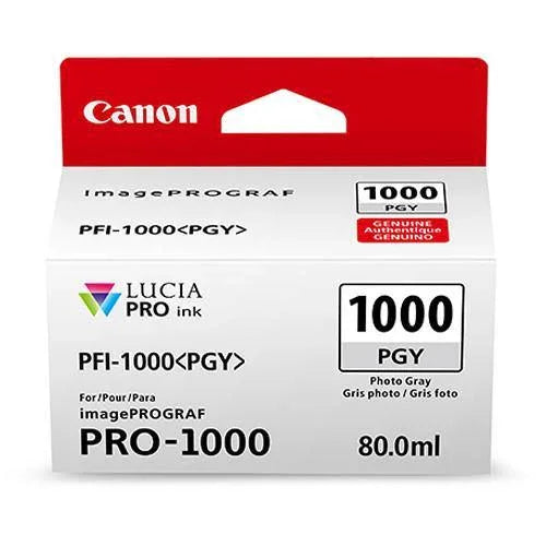 Canon PFI-1000 PGY LUCIA PRO Photo Grey Ink Tank (80ml) at PROCAM | procam.com
